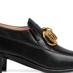 Gucci  woman horsebit Chain Loafer Nero Photo 1