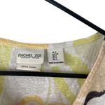 Rachel Zoe  Women's Size Small Pastel Floral 100%‎ Linen Top Photo 3