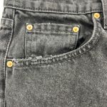 GRLFRND Revolve  The Karolina High Rise Straight Crop Jean Washed Black Size 28 Photo 7