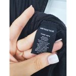 Who What Wear Ribbed Black Midi Dress Sleeveless Stretch XS Dark Academia Fall Photo 5