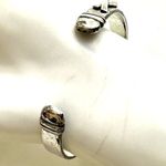 Until there's a cure HIV awareness silver plated cuff bracelet Photo 4