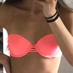 Victoria's Secret Coral Strapless Bikini Top Photo 0