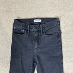 Madewell  Cali Denim Boot Jeans Black Edmunds Wash: Raw-Hem Edition Size 27 Tall Photo 2