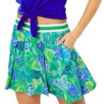 Lilly Pulitzer  Luxletic Silvana Skort Botanical Green In A Flutter Size Small Photo 12