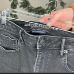 American Eagle Super Highrise Shortie Black Denim Photo 6