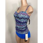 Gottex New. Profile by Blue tankini. 36/D-10/bottom. Retails $168 Photo 7