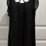 Crescent 🆕  Black Dress with Strappy Design Size L Photo 0