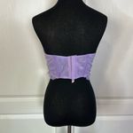 Victoria's Secret  DREAM ANGELS PURPLE FLORAL CROP BUSTIER CORSET Photo 2