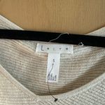 Leith Cream V Neck Sweater Photo 1