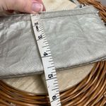 Kipling  Metallic Silver Gray Wristlet Wallet Zip Travel Wallet Bag Photo 5