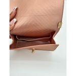 Jellypop Crossbody Bag Chevron Quilted Chain Strap Rose Gold Purse Handbag Small Pink Photo 4