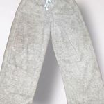 Sleep Zenista Wide Leg Tan Fuzzy Drawstring Pajama Pants Loungewear Large Photo 0
