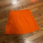 ZARA Orange Mini Skirt Photo 3