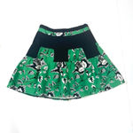 Diane Von Furstenberg NEW  Claire Skirt in Simple Toile Garden Green Black Size 6 Photo 2