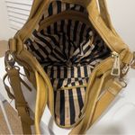 Kelsi Dagger  yellow gold soft leather hobo shoulder strap bag boho pebbled Photo 6