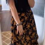 Floral Skirt Black Size M Photo 1