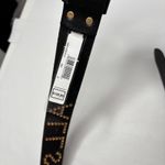 VTG ALLSAINTS ROCKS Studded Black Leather Belt Y2K Womens S Designer Punk Photo 3