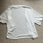 White tshirt cardigan Photo 1