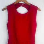 Lulus Hey Honey Red Backless Bodycon Sheath Dress Sexy Cocktail MD Photo 4