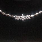 silver diamond bracelet Photo 0