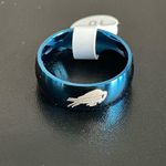 Blue stainless steel buffalo bills ring size 10 Photo 7