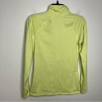 Nike  pro‎ half zip pullover size medium yellow Photo 6