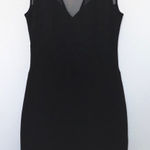 Maggy London Maggy London Womens Dress Size 4 Black Sleeveless Mesh Cocktail Formal Chic Photo 0