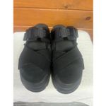 UGG  Ashton Slide platform sandals in black nubuck leather Sz 9 Photo 5