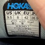 Hoka  One One Sneakers Womens Size 9.5 Bondi 7 1110519 BFBG Blue Running Shoes Photo 5