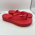 Melissa  vegan sun venice platform sandals red/orange women’s Size 6 Photo 7