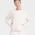 All In Motion  Pullover Cream Sweatshirt Photo 0