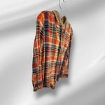 Time And Tru  Flannel Shirt with Hood Attached Photo 3