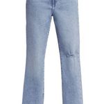 Current/Elliott đź’•CURRENT ELLIOTTđź’• Soulmate High Rise Slim Straight Leg Jean Camino Blue 27 NWT Photo 8