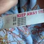 Free People Dress Women XS Blue Heat Wave Floral Smocked Asymmetrical Boho Fairy Photo 8