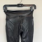 Spanx  Black Faux Leather Leggings Size Small  Photo 4