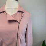 Torrid  Light Pink Cropped Moto Jacket - Size 18/20 (2) Photo 3