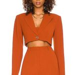 NBD  cropped Bennett copper burnt orange blazer Jacket S  Photo 0
