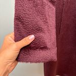 Eileen Fisher  High Collar Wool & Alpaca Blend Coat Casis Maroon XXS Photo 10