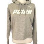 Puma NWT Light Gray Cropped Sweatshirt Medium Photo 0