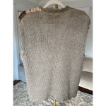 Vintage Patchwork Hand Knit Vest Huntington Ridge Boho Cottagecore Quiet Luxury Brown Size XL Photo 2