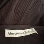 Abercrombie & Fitch Black Gauzy Crinkly Bodysuit Thong Long Sleeve Date Night XS Photo 2