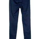 Athleta  Jacquard Chaturanga Leggings Pants Women's Sz S Blue Black Mid Rise Yoga Photo 3