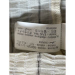 ZARA Women's Cream Striped Crinkled Long Sleeve Cropped Blazer Shirt Top Size XS Photo 4