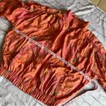 VTG Y2K 80s Windbreaker Jacket Rafael Large Orange Photo 2