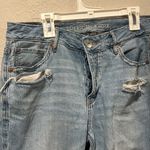 American Eagle  Tom Girl Jeans Light Wash Straight Leg Size 4 Photo 2