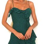 Hello Molly Dark Green Eyelet Dress Photo 0