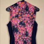 GGblue Luxe Sport Women’s Golf Athleisure Floral Print Zip Photo 8