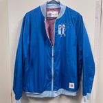 Strange Planet Nathan Pyle Webcomic New York Times Zip Up Bomber Jacket Unisex M Blue Size M Photo 8