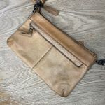 Vilenca Holland Leather Zippered Crossbody Purse Bag Camel Tan Photo 4