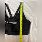 Hope & Wonder “Love Thyself” Black Sports Bra XL Photo 7